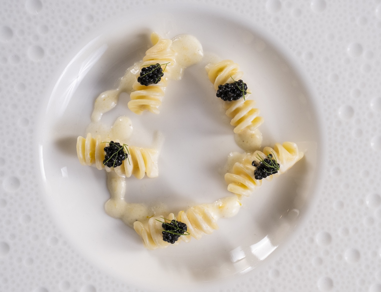Fusilli al mascarpone e limone con Adamas Royal Fusion